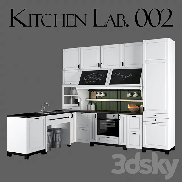 Kitchen Lab. 002 by WoodenHouse 3DSMax File