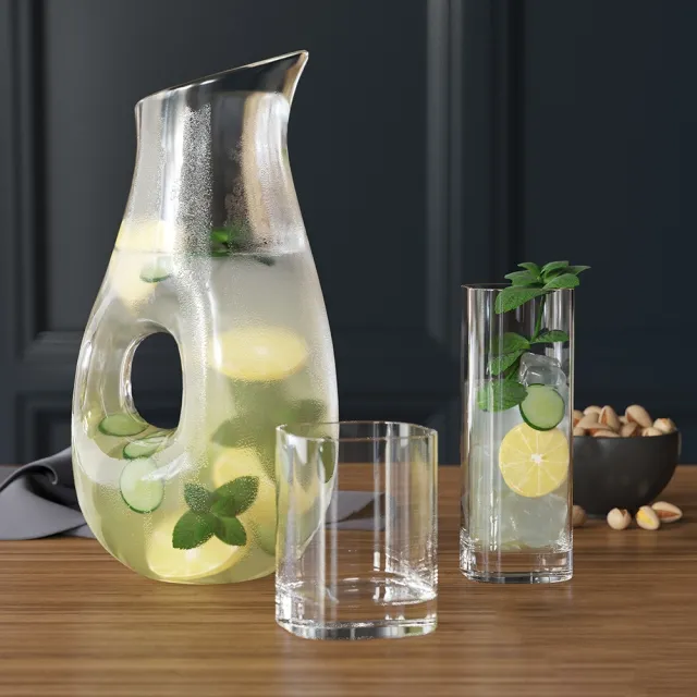 kitchen – Large pitcher of mojito 3ds Max
