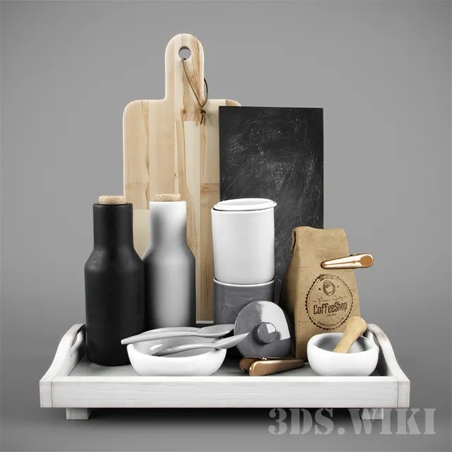 kitchen – Little things for the kitchen 3ds Max