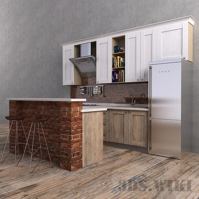 kitchen – Loft Kitchen 3ds Max