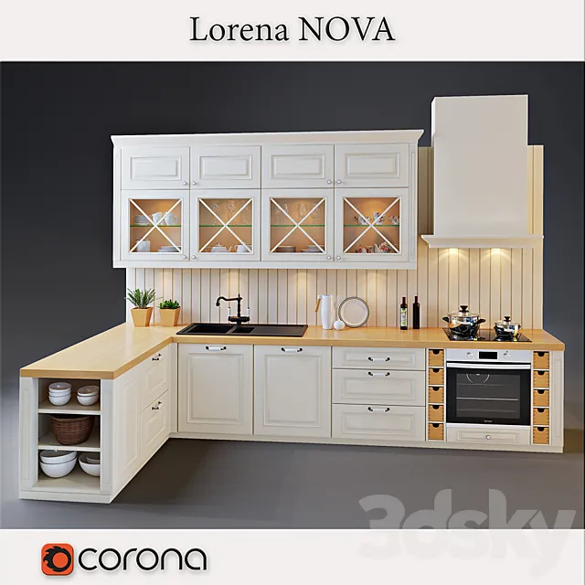 Kitchen Lorena NOVA 3DSMax File