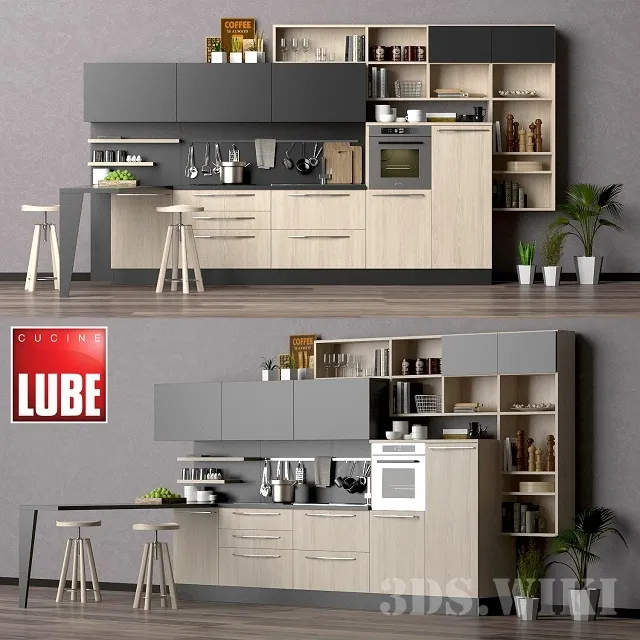 kitchen – LUBE CUCINE kitchen 3ds Max