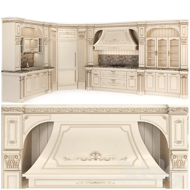 kitchen Martini desiderio 3ds Max