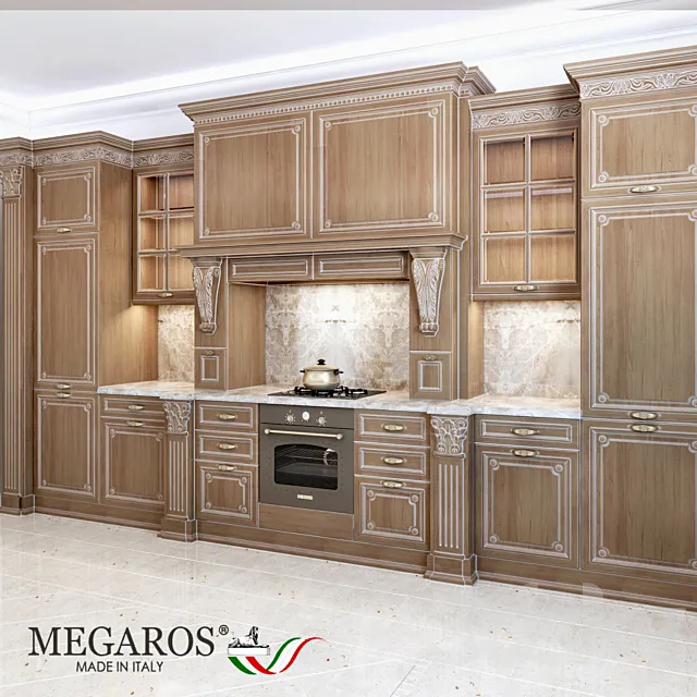 kitchen Megaros duca d’este 1037 3ds Max