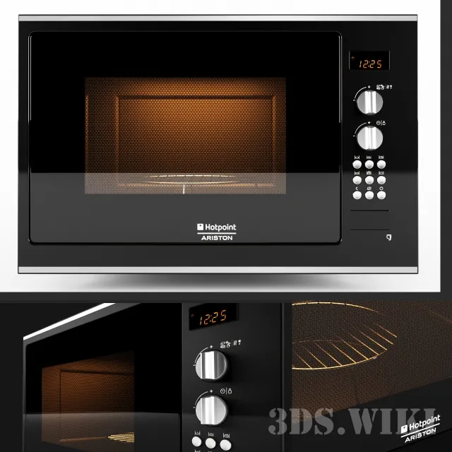 kitchen – Microwave ovens HOTPOINT / ARISTON 3ds Max