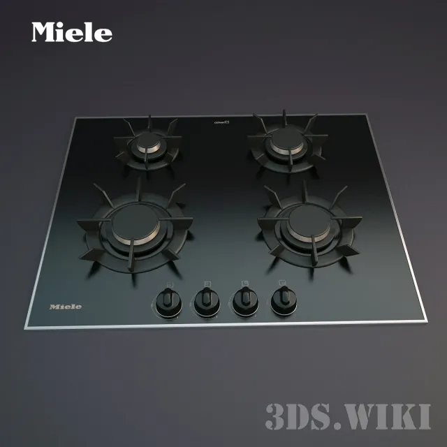kitchen – Miele built-in gas hob 3ds Max
