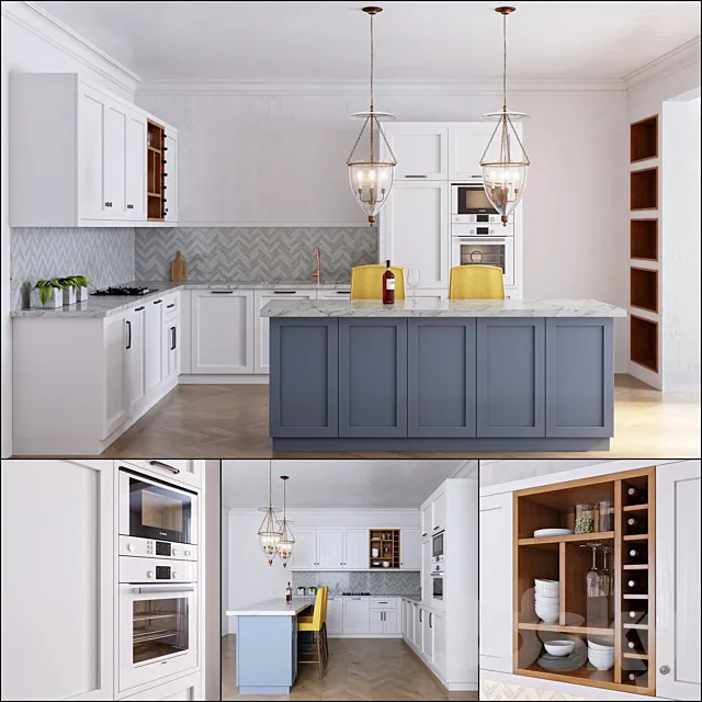 Kitchen Milton 3ds Max