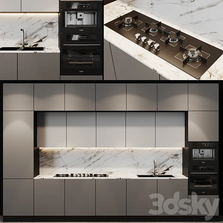 Kitchen Modern 2 3DS Max