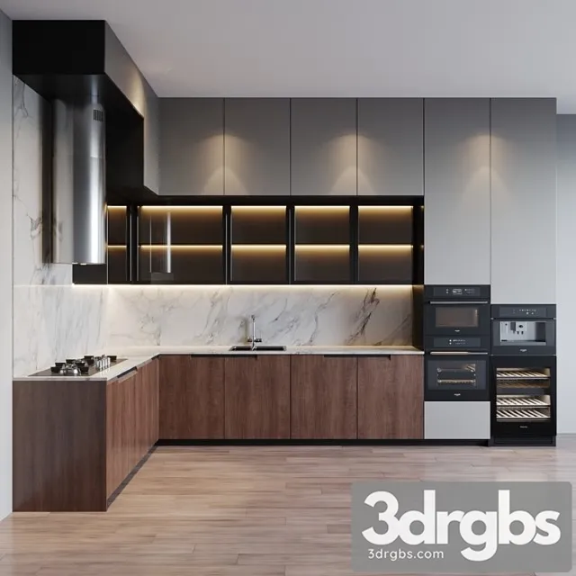 Kitchen modern 28 3dsmax Download