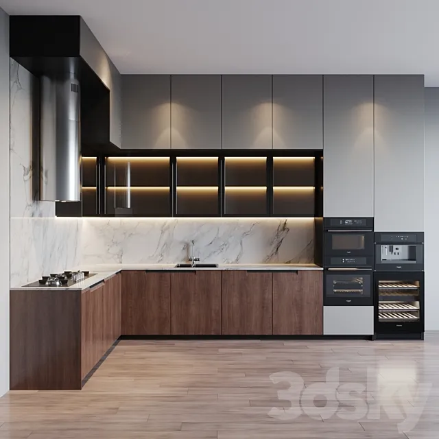 kitchen modern 28 3DS Max Model