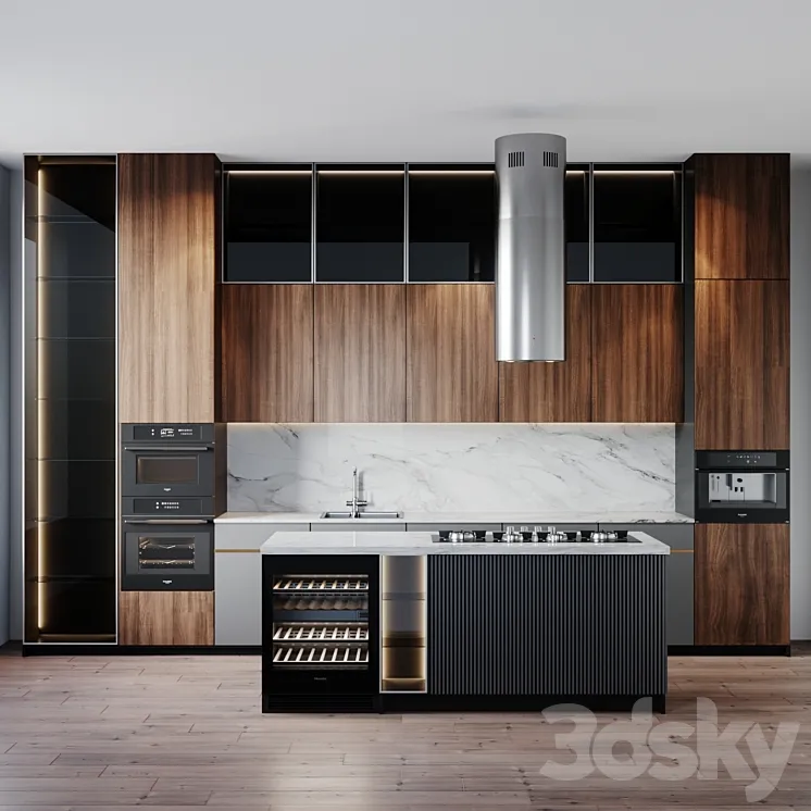 kitchen modern 38 3DS Max