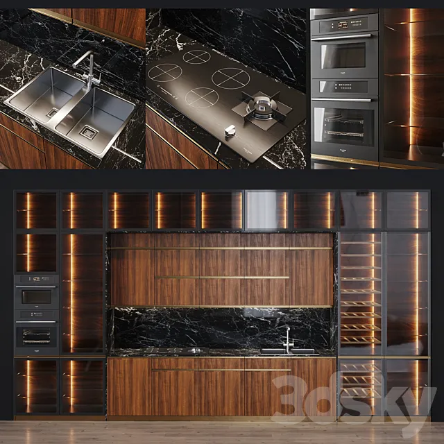 Kitchen Modern 7 3ds Max