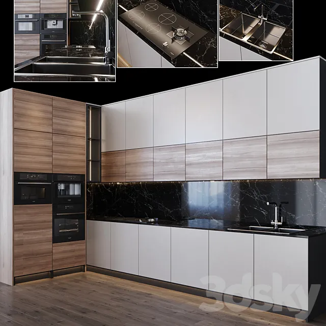 Kitchen modern 8 3ds Max