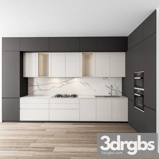 Kitchen modern – black and white 41