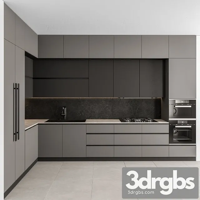 Kitchen modern – gray and black 46