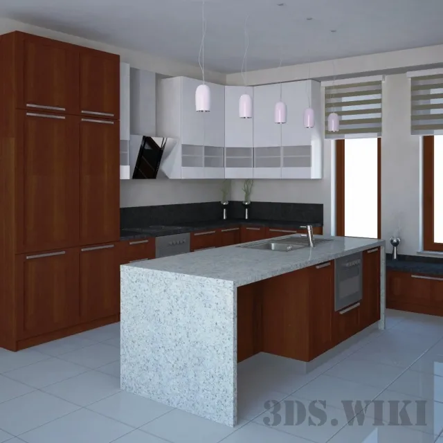 kitchen – Modern kitchen furniture 3ds Max