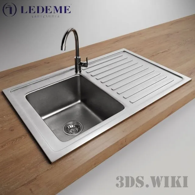 kitchen – Modern sink and faucet by Ledeme 3ds Max