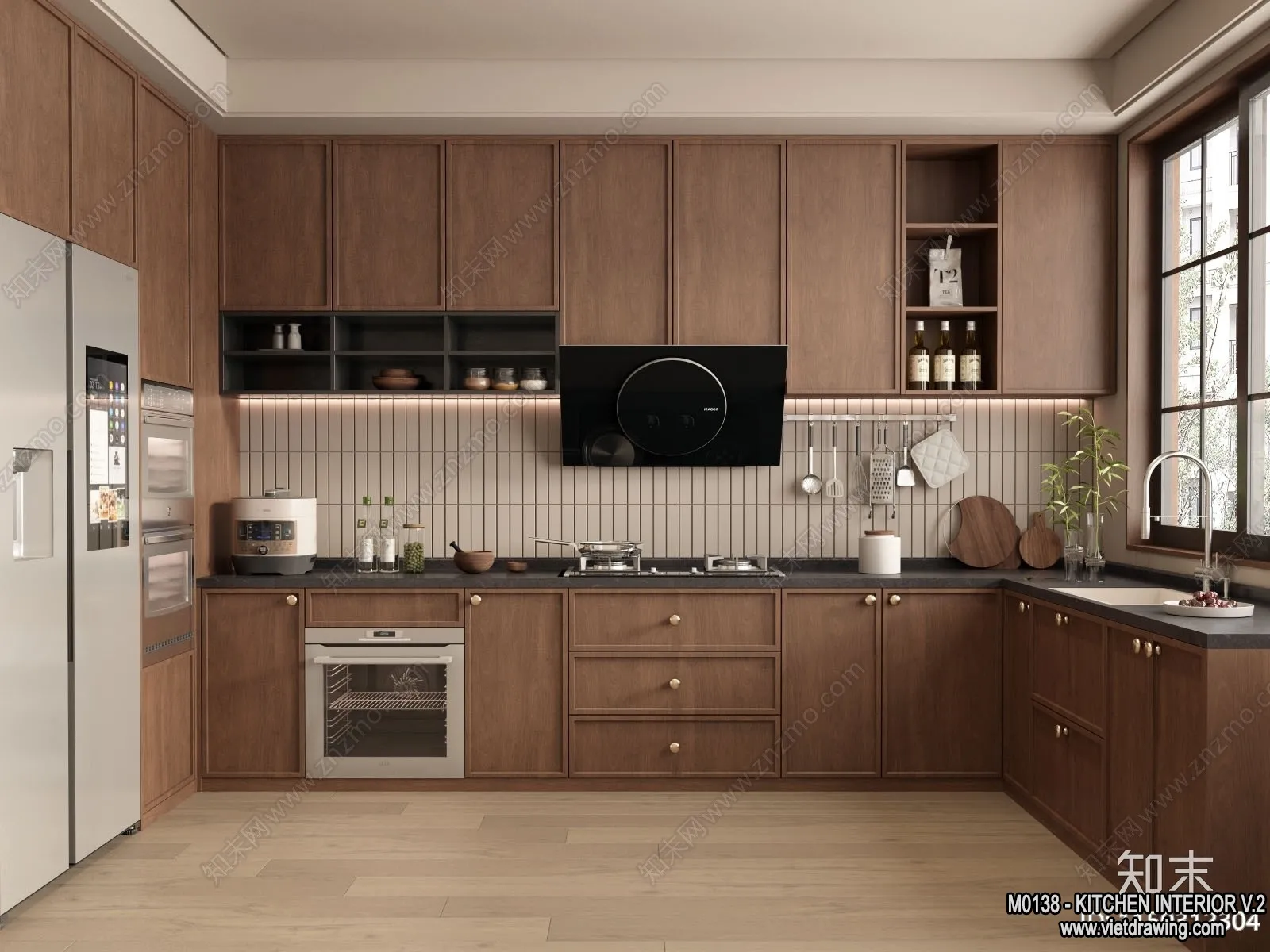 Kitchen – Modern Style Interior 3D Scenes – 211