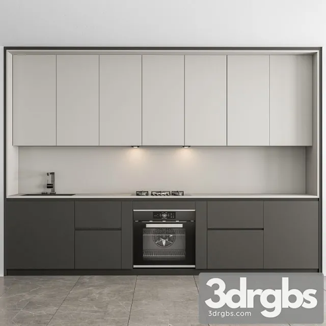 Kitchen modern – white and gray cabinets 74