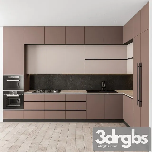 Kitchen modern – white and wood 34