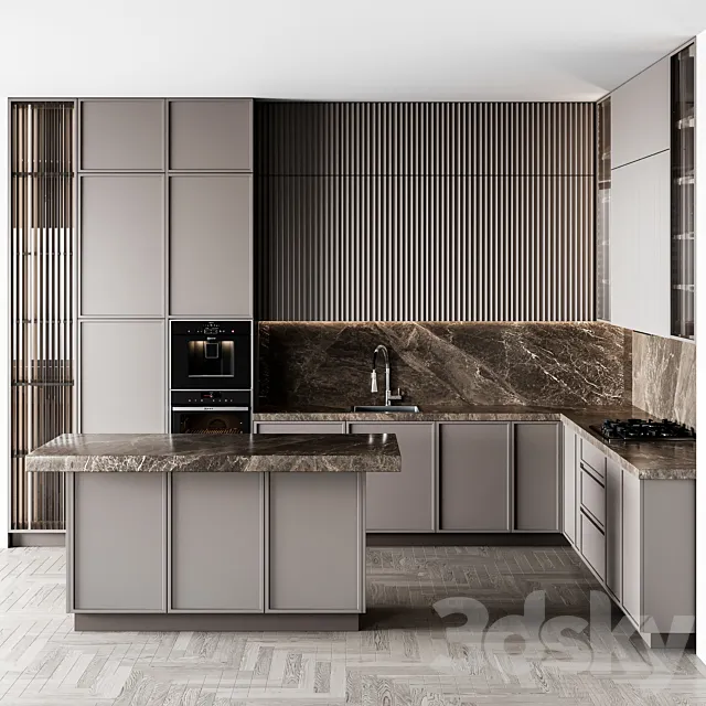 kitchen modern209 3ds Max