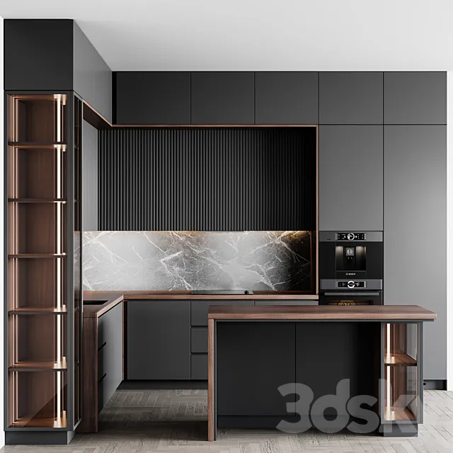 kitchen modern225 3DS Max Model