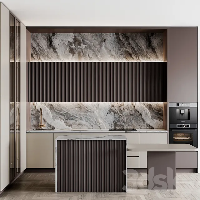 kitchen modern233 3ds Max