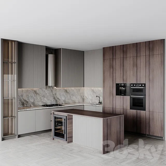 kitchen modern250 3ds Max