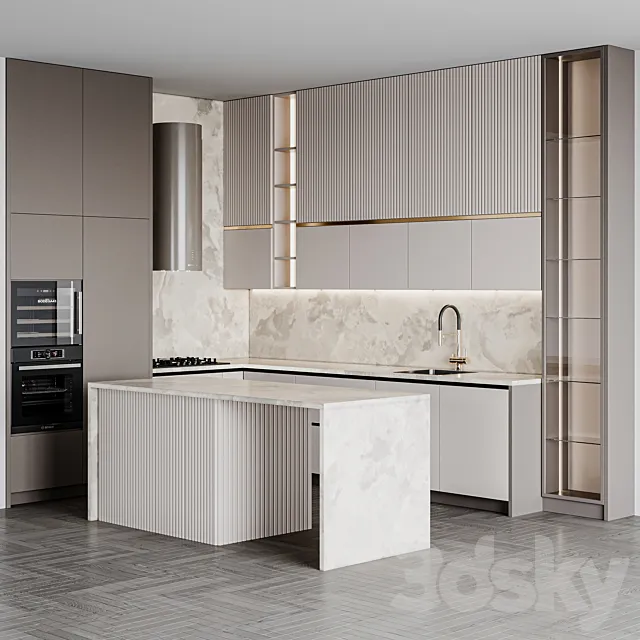 kitchen modern273 3DS Max Model