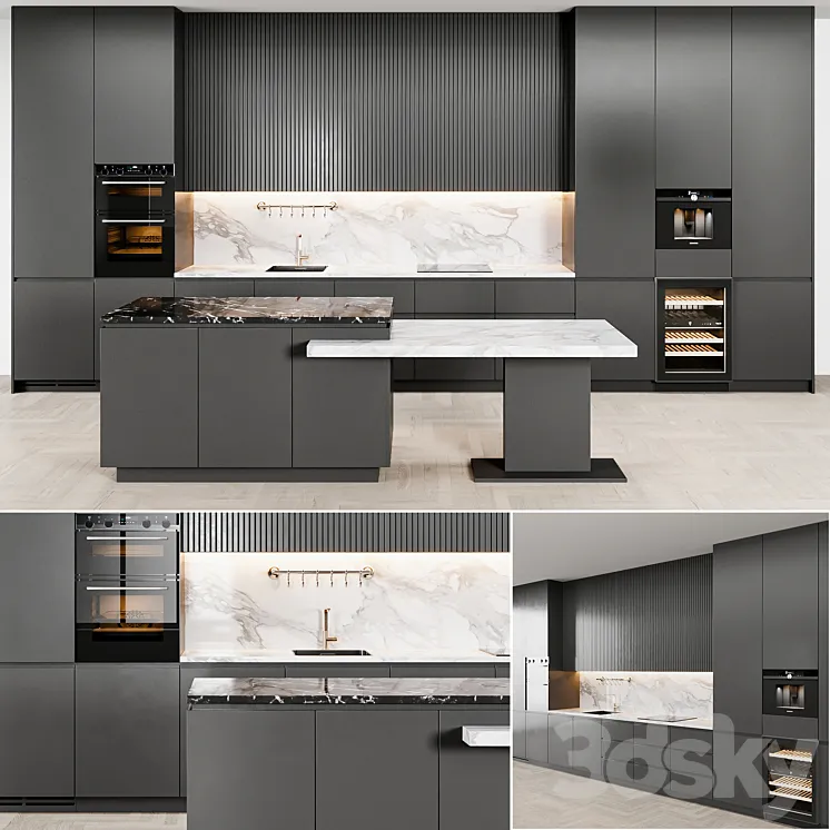kitchen modern72 3DS Max Model