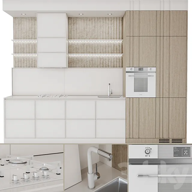 Kitchen No. 3 3ds Max