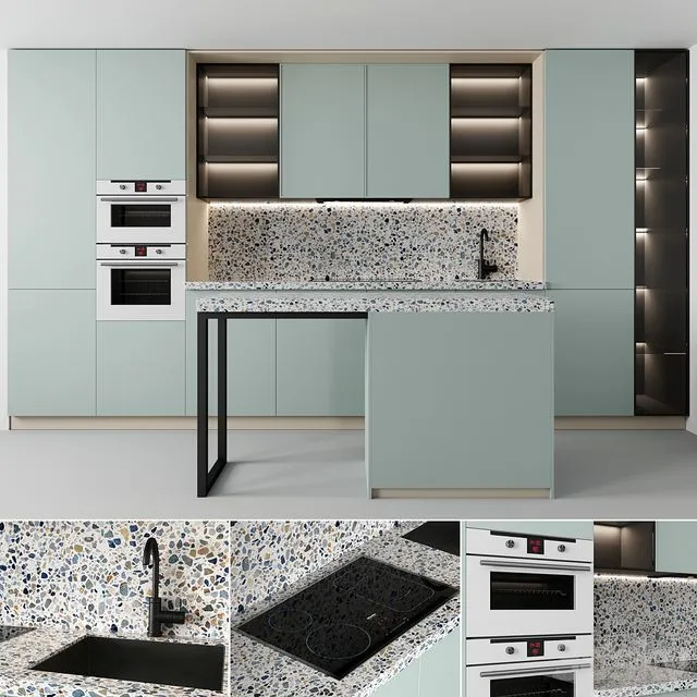 Kitchen No. 3 3dsMax Model