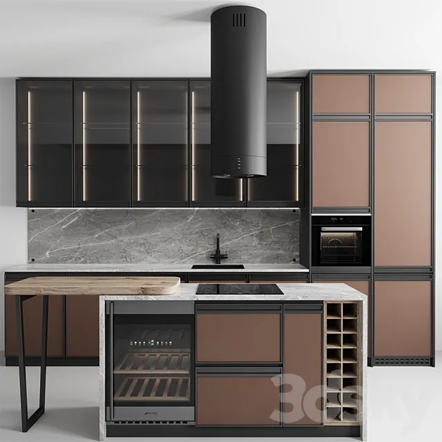 Kitchen No. 33 3ds Max