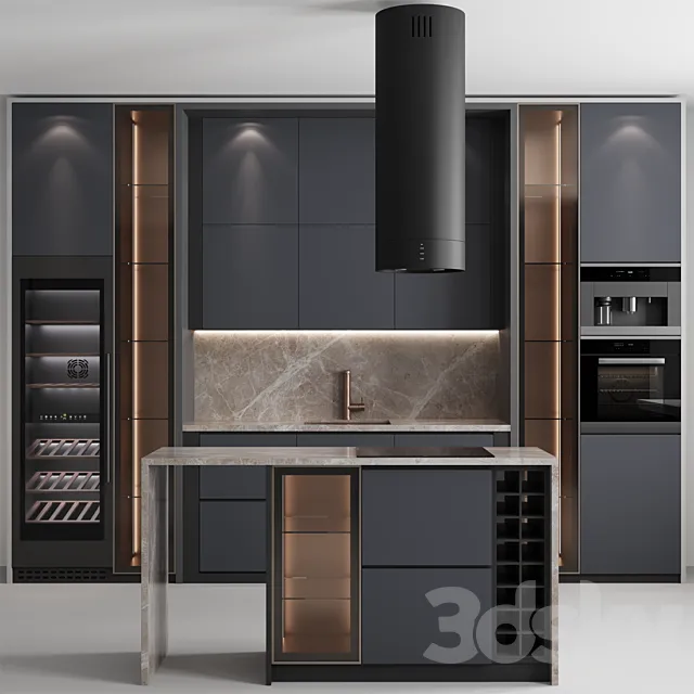 Kitchen No. 42 3DS Max Model