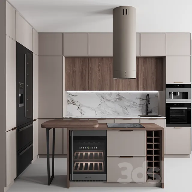 Kitchen No. 48 3DS Max Model