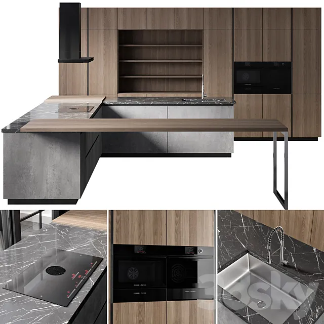 Kitchen NO.5 3ds Max