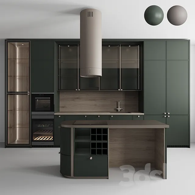 Kitchen No. 59 Duo 3DS Max Model