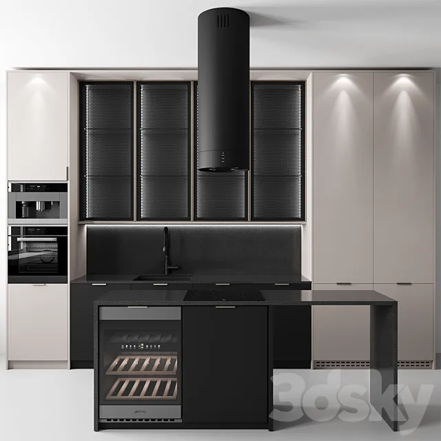 Kitchen No. 61 3DS Max Model