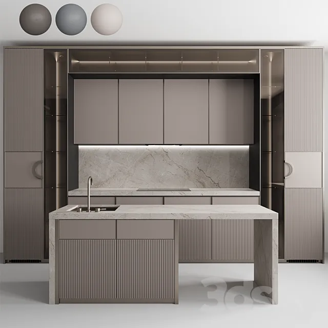 Kitchen No. 74 3ds Max