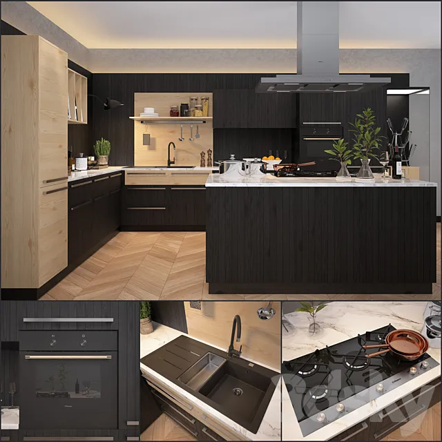 Kitchen Nolte – Neo Chalet 3ds Max