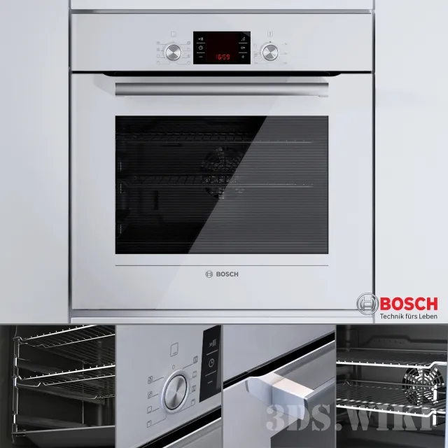 kitchen – Oven BOSCH HBG 43 T 420 3ds Max