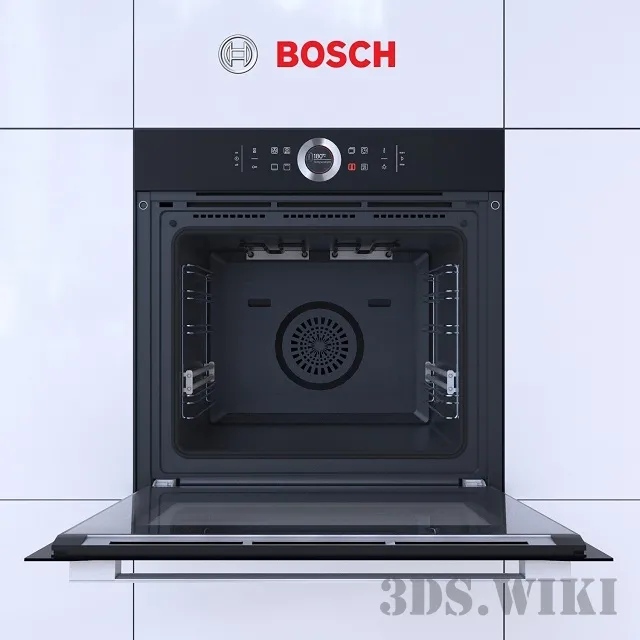 kitchen – Oven Bosch HBG633BB1 3ds Max