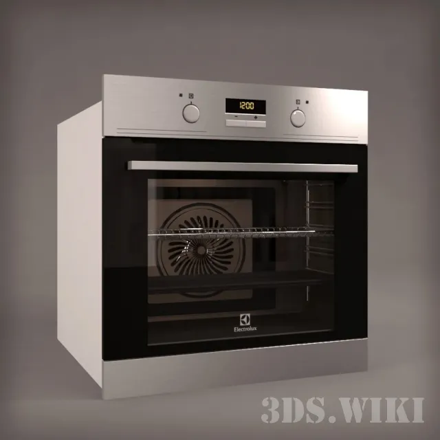 kitchen – Oven Electrolux 3ds Max