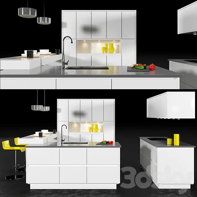 KITCHEN PANTRY 3DS Max Model