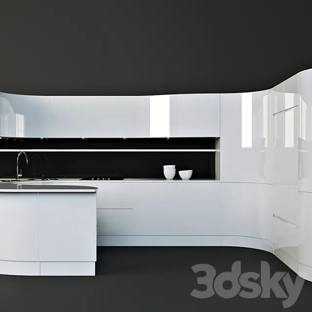 Kitchen Pedini – Artika 3DS Max Model