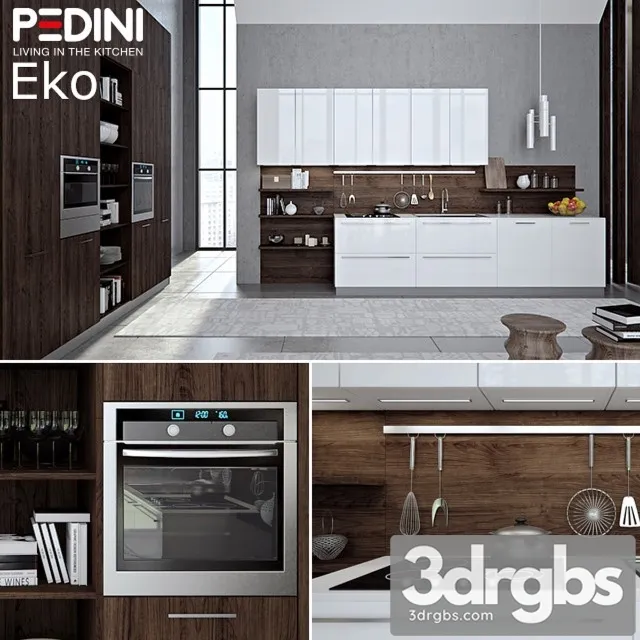Kitchen Pedini Eko Set 3 3dsmax Download