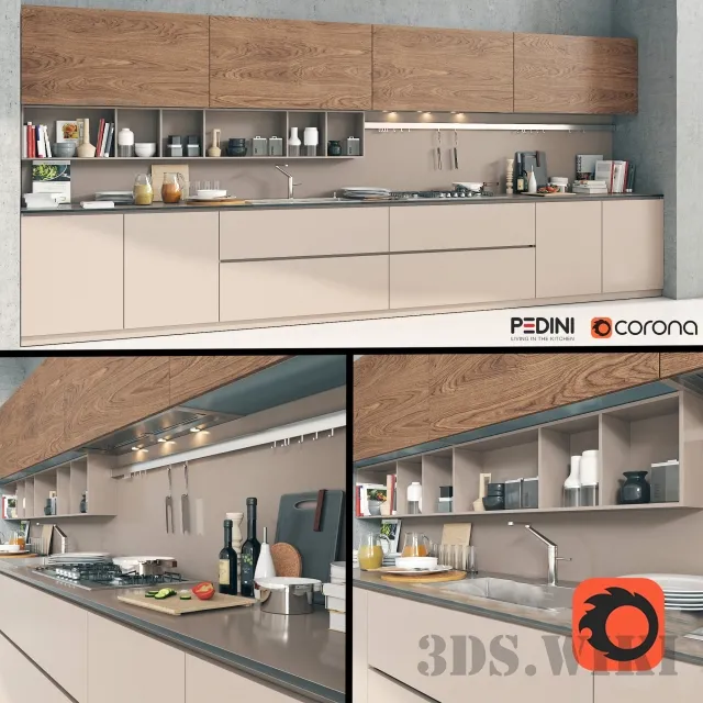 kitchen – Pedini kitchen 3ds Max