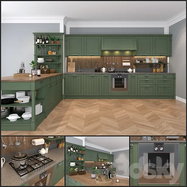 Kitchen Pedini Vintage – Sweetly 3ds Max