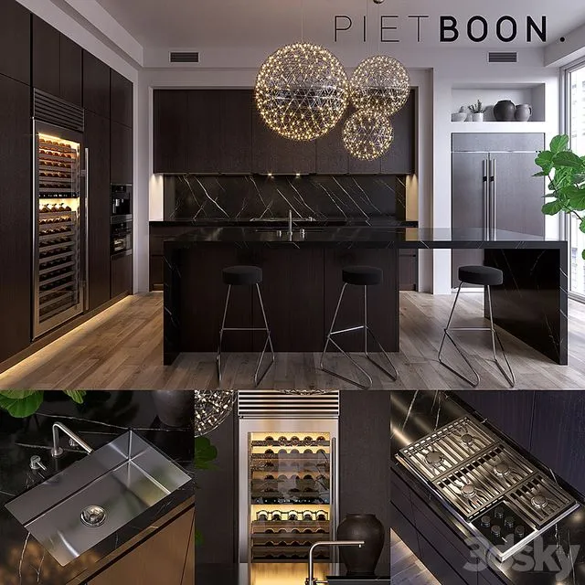 Kitchen Piet Boon SIGNATURE 2 3dsMax Model