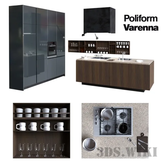 kitchen – POLIFORM KITCHEN VARENNA ARTEX 3ds Max